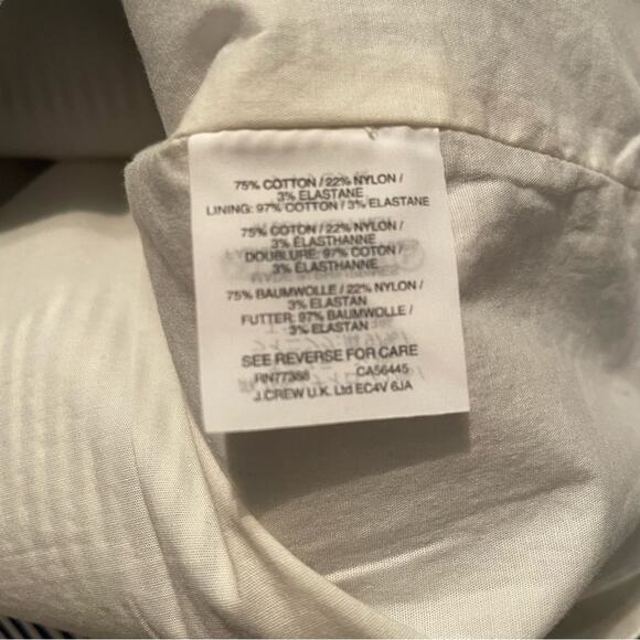 EUC - J Crew Nautical A Line Seersucker Dress - Picture 7 of 8